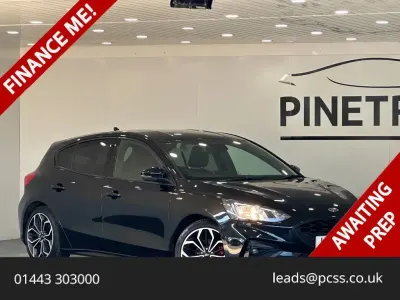 Begagnad Ford Focus ST-Line X 125 HK (91 kW) 2019 Svart Halvkombi