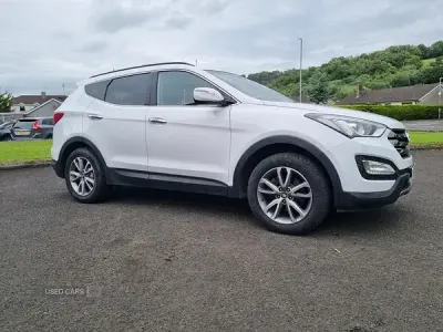 Used Hyundai Santa Fe Premium 197 HP (144 kW) 2013 White SUV