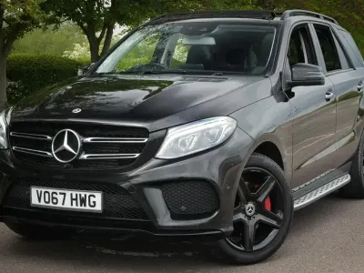Used Mercedes GLE250 AMG line 201 HP (147 kW) 2017 Black SUV