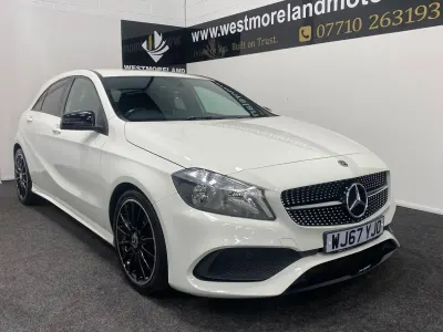 Usado Mercedes A200 AMG line 2017 Blanco Utilitario