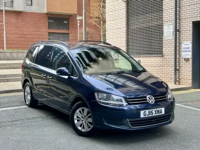 Usado VW Sharan SE 177 HP (130 kW) 2015 Azul Monovolume