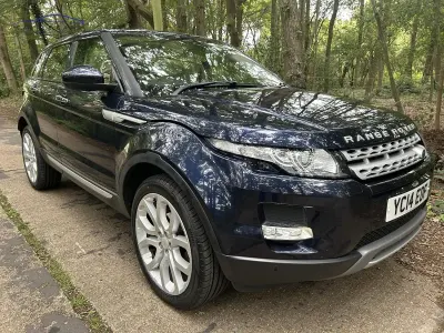 Used Land Rover Range Rover evoque Prestige 190 HP (139 kW) 2014 Blue SUV