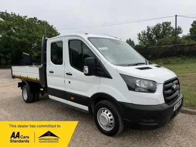 Used Ford Transit 130 HP (95 kW) 2021 White Cabriolet