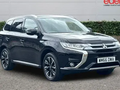 Used Mitsubishi Outlander P-HEV 203 HP (149 kW) 2016 Black Estate