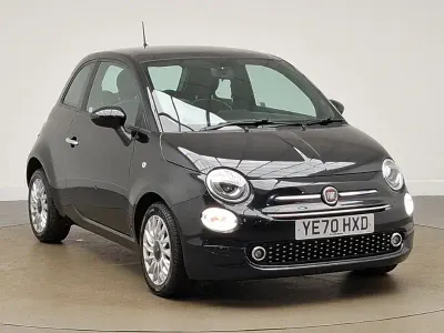 Używany Fiat 500 Lounge 70 KM (51 kW) 2020 Czarny Hatchback