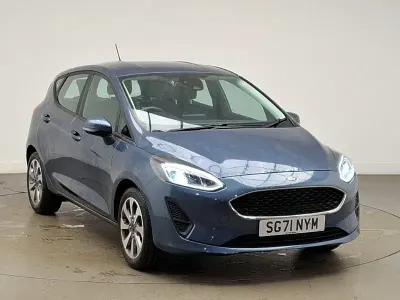 Usado Ford Fiesta Trend 125 CV (91 kW) 2021 Azul Utilitario