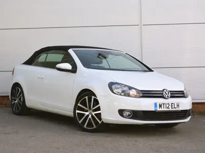 Used VW Golf Cabriolet GT 160 HP (117 kW) 2012 White Cabriolet