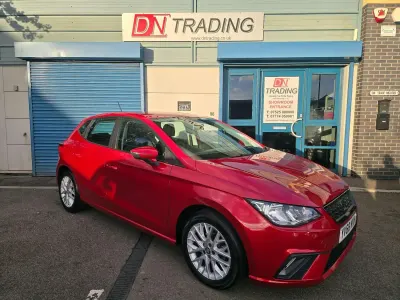 Begagnad Seat Ibiza SE Technology 80 HK (58 kW) 2019 Röd Halvkombi