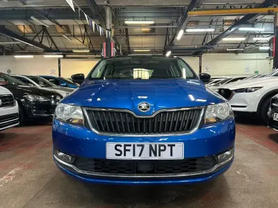 Used Skoda Rapid Sport 2017 Blue Hatchback