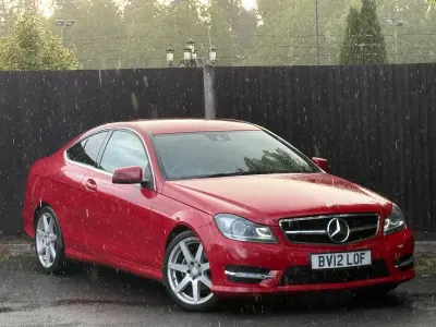Used Mercedes C180 Sport Edition 2012 Red Coupe