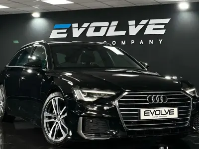 Used Audi A6 S-Line 204 HP (150 kW) 2019 Black Estate