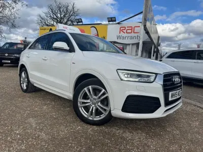 Używany Audi Q3 S-Line 184 KM (135 kW) 2015 Biały SUV