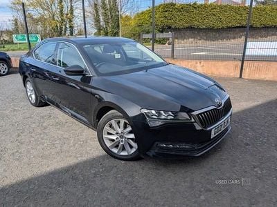 Used Skoda Superb SE 150 HP (110 kW) 2021 Black Hatchback