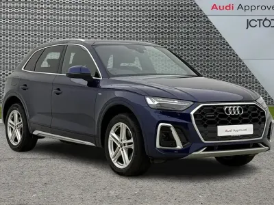 Used Audi Q5 S-Line 200 HP (147 kW) 2023 Blue SUV