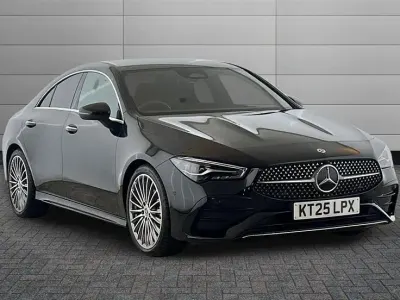 Used Mercedes CLA180 AMG Line Premium 136 HP (100 kW) 2025 Cosmos black Sedan