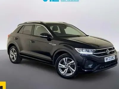 Used VW T-Roc R-line 150 HP (110 kW) 2022 Black SUV
