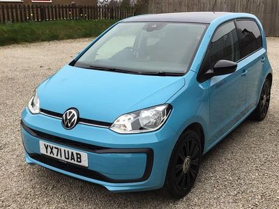 Used VW up! Black Edition 65 HP (47 kW) 2021 Blue Hatchback