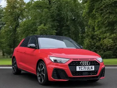 Used Audi A1 Sportback Black Edition 2021 Red Hatchback