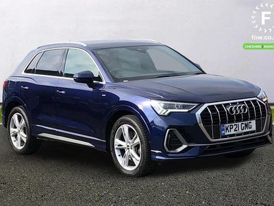 Begagnad Audi Q3 S-Line 2021 Blå SUV