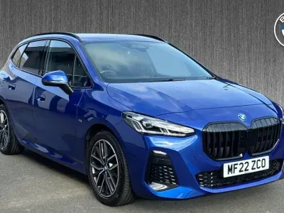 Used BMW 218 Active Tourer M Sport 148 HP (108 kW) 2022 Blue MPV