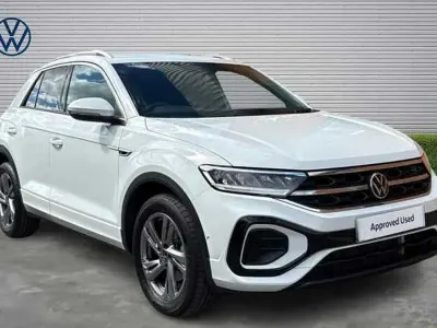 Used VW T-Roc R-line 150 HP (110 kW) 2024 White SUV