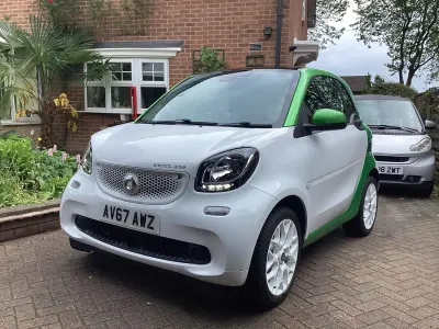 Used Smart ForTwo Coupé Premium 60 kW (82 HP) 2017 Green Coupe