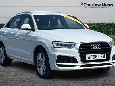 Used Audi Q3 S-Line 150 HP (110 kW) 2018 White SUV