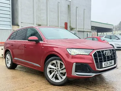 Used Audi Q7 S-Line 2020 Red SUV