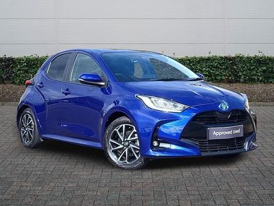 Used Toyota Yaris Hybrid Design 2023 Blue Hatchback