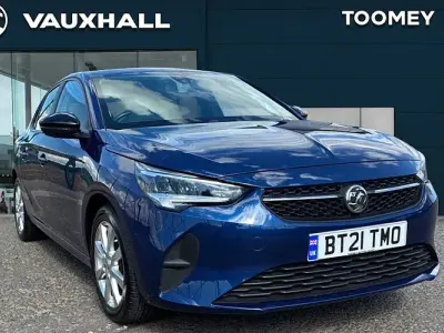 Used Vauxhall Corsa 75 HP (55 kW) 2021 Blue Hatchback