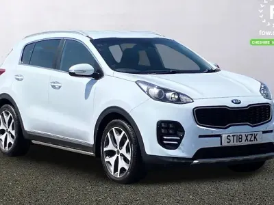 Used Kia Sportage GT-Line 116 HP (85 kW) 2018 White SUV