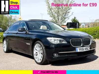 Usado BMW 750L 2011 Negro Berlina