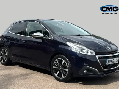 Used Peugeot 208 Allure Premium 82 HP (60 kW) 2016 Blue Hatchback