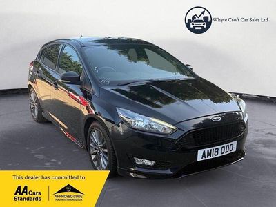 Used Ford Focus ST-Line 2018 Black Hatchback