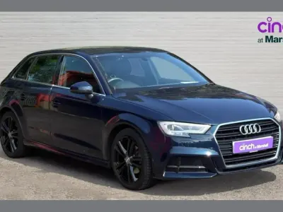 Used Audi A3 S-Line 147 HP (108 kW) 2016 Blue Hatchback