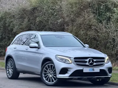 Usado Mercedes GLC220 AMG line 170 HP (125 kW) 2018 Prateado SUV