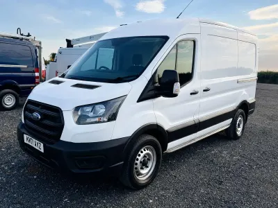 Used Ford Transit 170 HP (125 kW) 2021 White Van