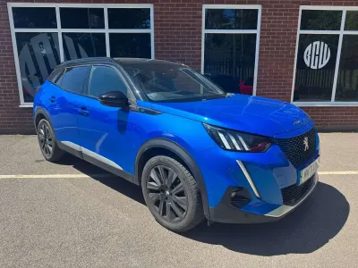 Used Peugeot e-2008 Premium 2021 Blue SUV