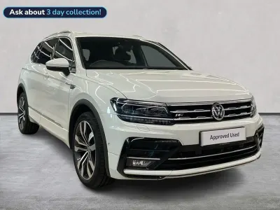 Used VW Tiguan Allspace R-line 150 HP (110 kW) 2021 White SUV