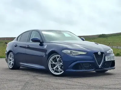 Used Alfa Romeo Giulia Quadrifoglio 510 HP (375 kW) 2019 Blue Sedan