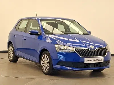 Used Skoda Fabia 60 HP (44 kW) 2019 Blue Hatchback