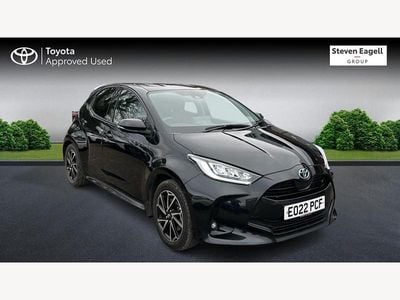 Used Toyota Yaris Hybrid Design 2022 Black Hatchback