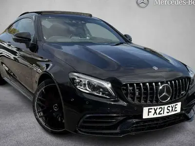 Used Mercedes C63S AMG Premium Plus 510 HP (375 kW) 2021 Black Coupe