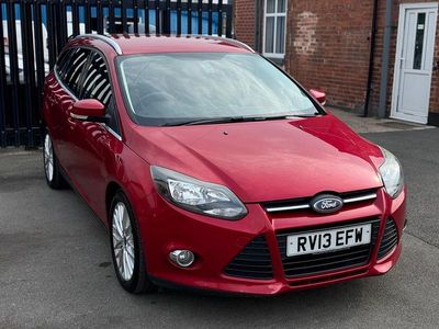 Red Used 2013 Ford Focus Zetec Estate | £2,149 (Good price)