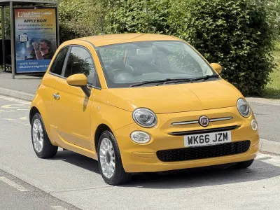 Used Fiat 500 Pop Star 69 HP (50 kW) 2016 Yellow Hatchback