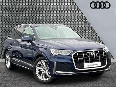 Used Audi Q7 S-Line 281 HP (206 kW) 2021 Blue SUV