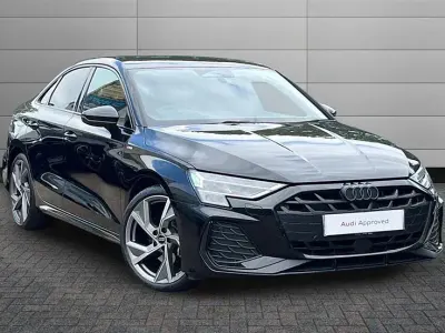 Begagnad Audi A3 Black Edition 150 HK (110 kW) 2025 Svart Sedan