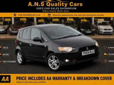 Used Mitsubishi Colt 95 HP (69 kW) 2009 Black Hatchback