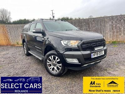 Used Ford Ranger Wildtrack 200 HP (147 kW) 2018 Black Pickup