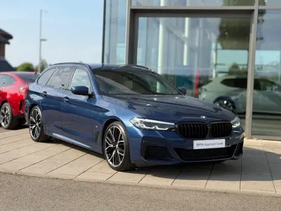 Used BMW 520 M Sport 190 HP (139 kW) 2022 Blue Estate